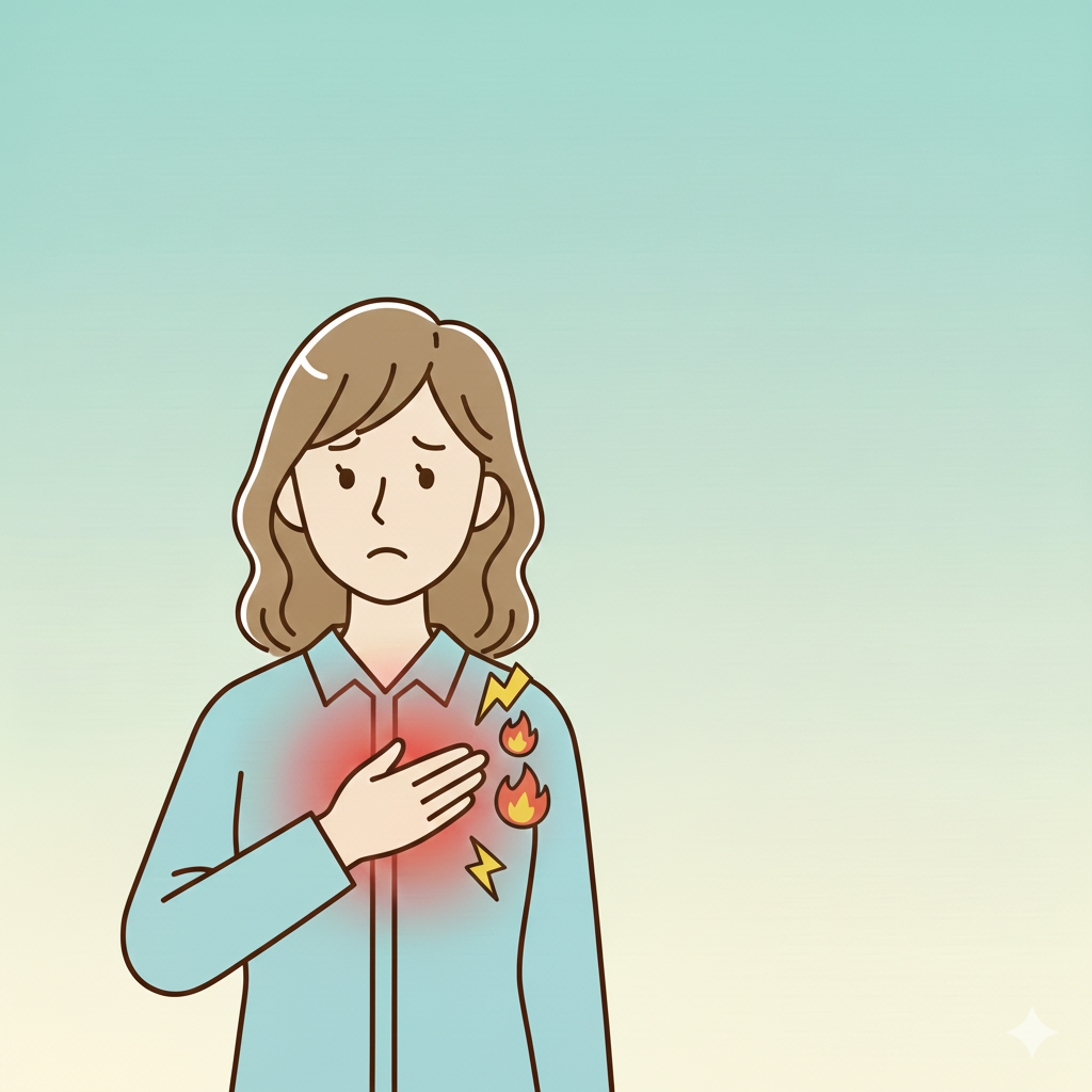 胸のつかえや酸っぱい不快感…それ、「逆流性食道炎」かもしれません